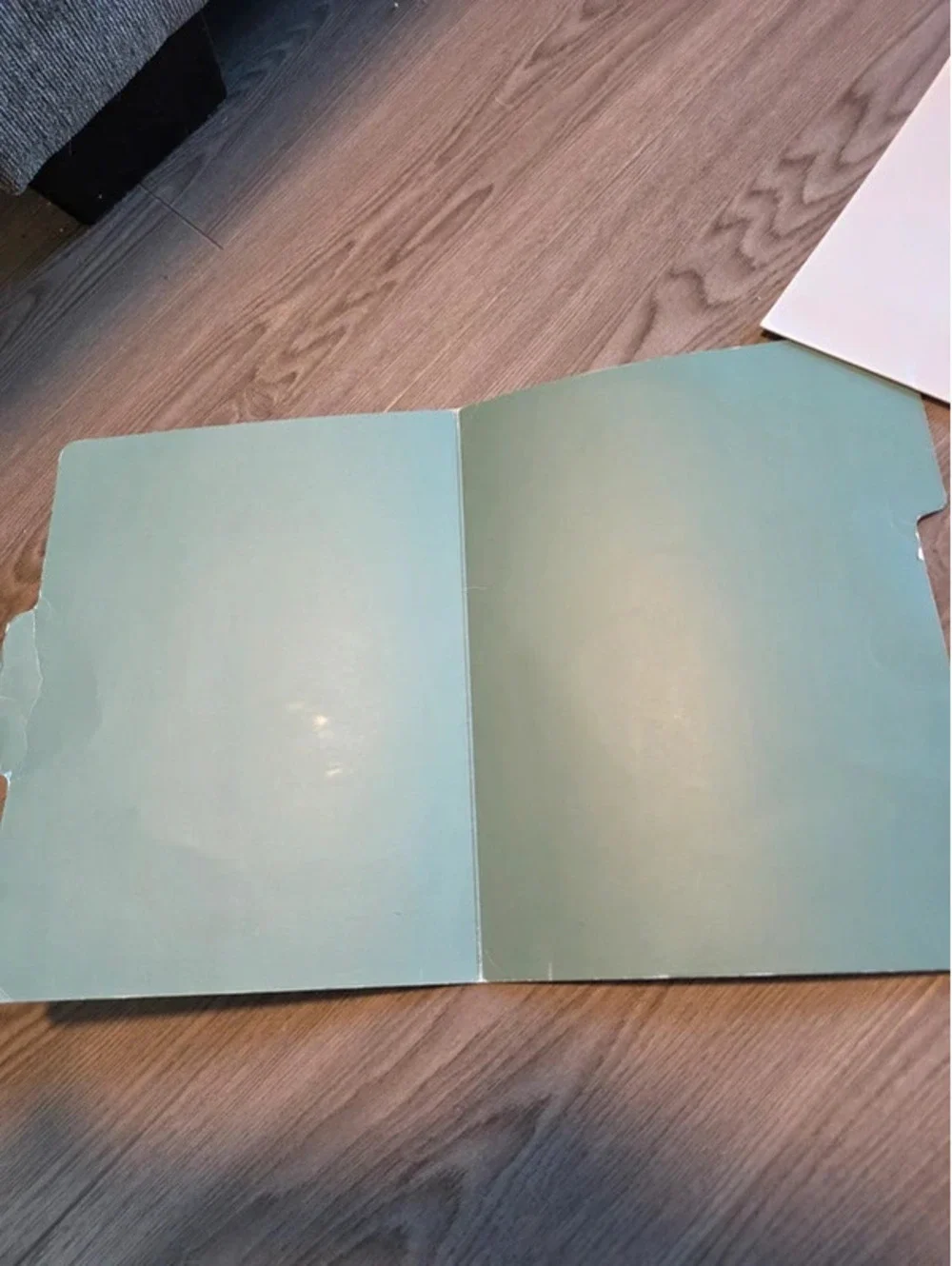 Set of 3 Vintage Floral File Folders